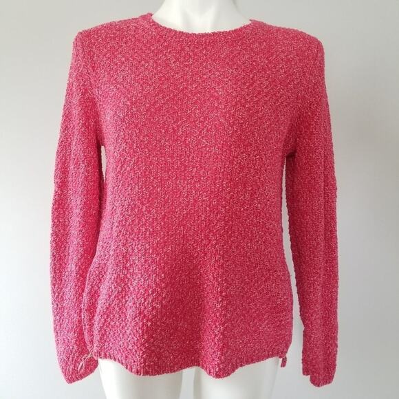 Talbots Pink Crewneck Knit Sweater - Picture 1 of 7
